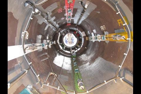 The ElMag system after installation (credit: Sembcorp Marine)